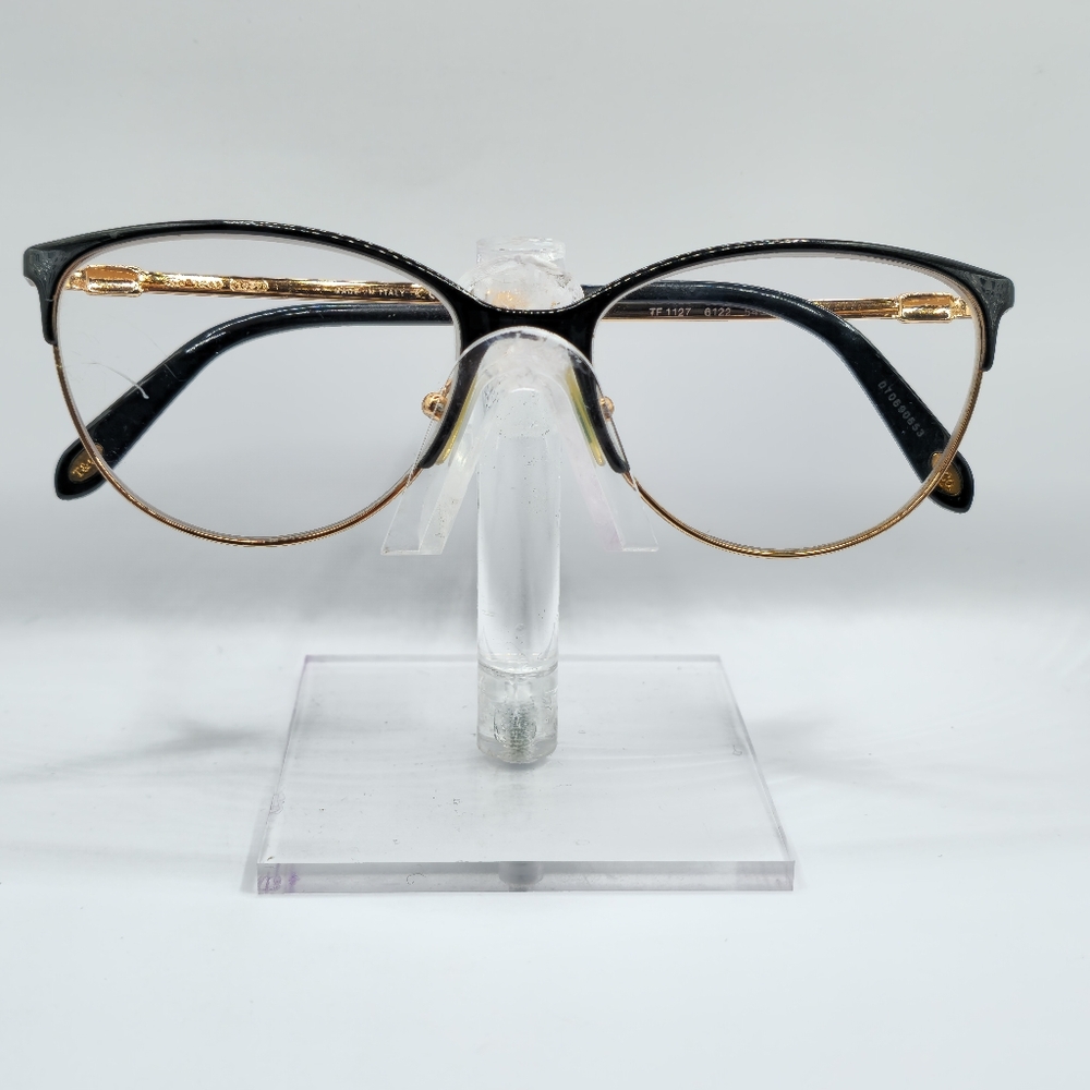 Tiffany & Co. Black and Gold Eyeglass Frames